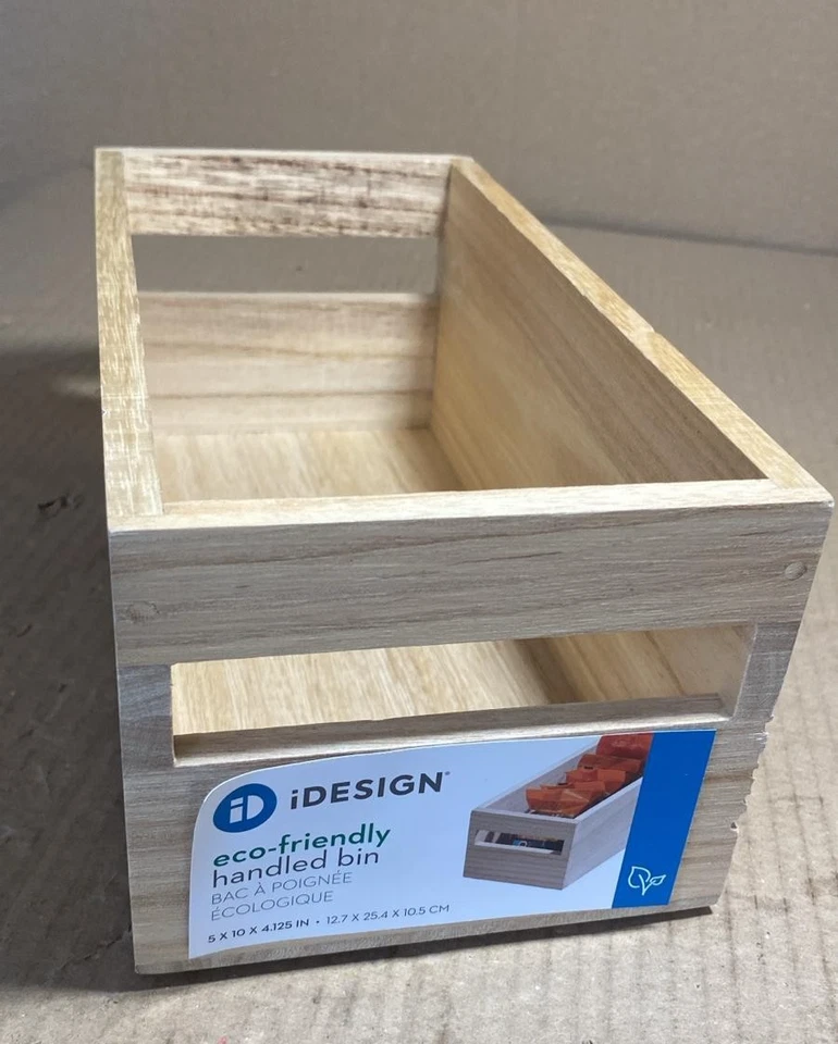 iDesign EcoWood Kitchen Storage Box, Kitchen Container Made from Eco-Friendly - Image 1 of 4