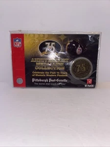 2007 Pittsburgh Steelers 75th Season Anniversary Medallion Collection - Picture 1 of 2
