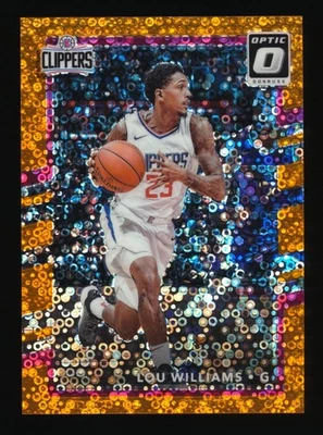 2017-18 PANINI DONRUSS OPTIC LOU WILLIAMS /193 ORANGE FAST BREAK PRIZM #65 - Image 1 of 3