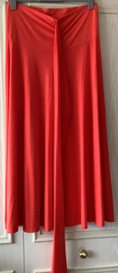 DAMEN MEHRFARBIG KLEID/ROCK IN ORANGE GRÖSSE 14 HERVORRAGENDER ZUSTAND - Bild 1 von 3
