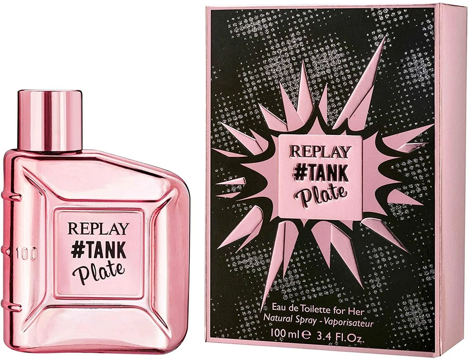 Replay Profumi #Tank Plate For Her Eau de Toilette ml.100 3.4 ll.Oz Spray  - Bild 1 von 1