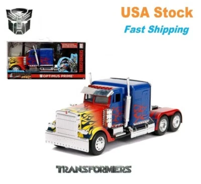 Transformers T1 Optimus Prime Truck Hollywood Rides, Jada Diecast Model 6", 1:32 - Image 1 of 4