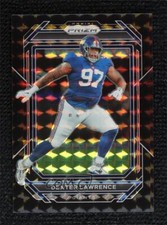 2022 Panini Prizm Black Finite Prizm 1/1 Dexter Lawrence #219