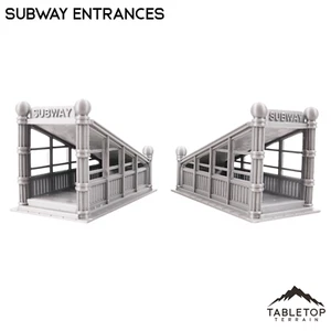 Entrada al metro - Terreno del protocolo de crisis de Marvel - Terreno de mesa MCP - Imagen 1 de 7