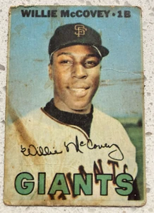 1967 Topps venezolanischer Willie McCovey spanischer Rücken selten #303 San Francisco Giants - Bild 1 von 2