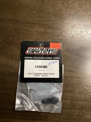 Racers Edge 10385BK - Cuerno Servo Ajustable Profesional Aluminio Doble Brazo Hitec - 24T Foto 1 de 4