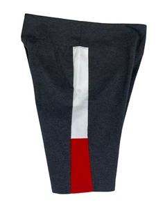 Pantalones cortos para mujer Tommy Hilfiger talla L gris con rojo y blanco esmoquin estilo deportivo - Imagen 1 de 7