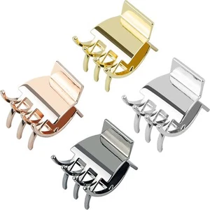 Metal Hair Clip Small 1.3 Inch Non-Slip Medium Claw Clips for Women Girls Fin... - Picture 1 of 7