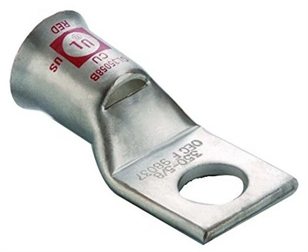 Terminal de compresión de cable flexible de barril corto - Cobre - 1 agujero - 750 AWG - MORRIS-94647 Foto 1 de 1