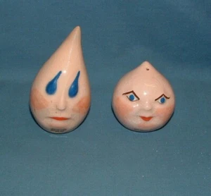 VINTAGE DRIP & DROP SALZ & PFEFFERSTREUER - UNBESCHRIFTET - GEBRAUCHT - Bild 1 von 3