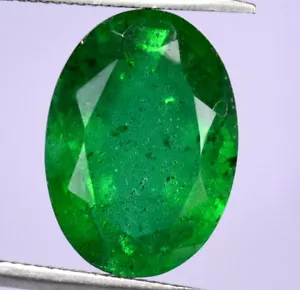 14x10 mm Smaragd Farbe Doublet Quarz Ovalschliff 5,08 kt Grün Lose Edelsteine - Bild 1 von 3