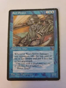 MTG Magic The Gathering Card Reef Pirates Summon Ships Blue Homelands 1995 - Picture 1 of 2