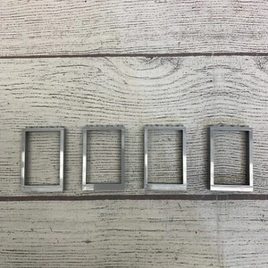 4 LEGO Windows Frames 1x4x5 Light Bluish Gray #2493 Parts - Picture 1 of 4