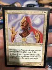 Magic the Gathering MTG Auspicious Ancestor Light Play LP Mirage Reserved List