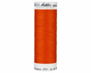 Mettler SERAFLEX Elastic Sewing Thread 130 m Orange Color 0450 - Picture 1 of 1