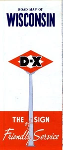 1953 D-X Road Map: Wisconsin NOS - Picture 1 of 1