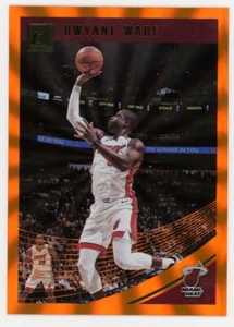 Tarjeta de baloncesto Dwayne Wade 201-19 Panini Donruss #15, láser holográfico naranja de la NBA - Imagen 1 de 2