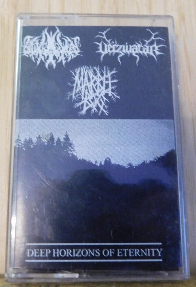 LASCOWIEC/MARBLEBOG/VERZIVATAR-"DEEP HORIZONS OF ETERNITY" cass. bilskirnir - Image 1 of 1