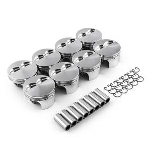 Chevy SBC 383 ci 5.7" 4.020" 1.425" 0.927" Flat Top Forged Pistons - Afbeelding 1 van 5