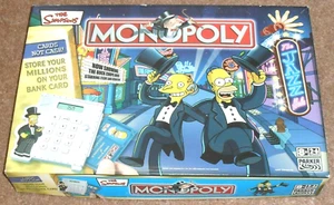 Simpsons Monopoly Board Game Parker Family Classic Property Strategy 2007 RETRO - Picture 1 of 5