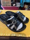 Dabant Couture  Black Slides size 6 With Box