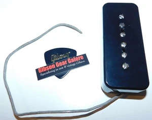 Gibson Les Paul Pickup P-90 Soapbar Black Neck Guitar Parts SG Special Project - Picture 1 of 3