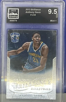 2013 Panini Brilliance Anthony Davis, No.234, [RC], Graded 9.5 with DCS Grading  - Image 1 of 4