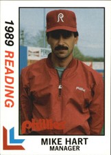 1989 Reading Phillies Best #26 Mike Hart MGR