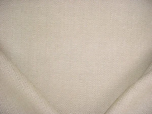 2Y Beacon Hill 197482 Bennett Dove Linen Diamond Drapery Upholstery Fabric - Picture 1 of 4