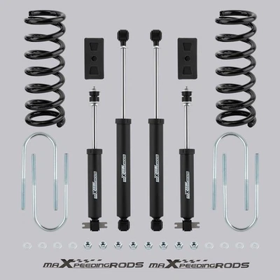 Kit de elevación maXpeedingrods 3" pulgadas con amortiguadores para Dodge Ram 1500 2x2 2002-2005 Foto 1 de 4