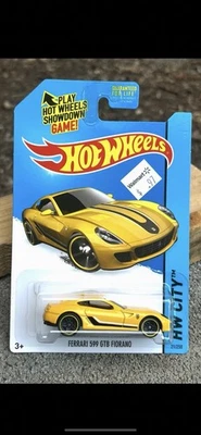 HOT WHEELS 2015 HW City FERRARI GTB 599 FIORANA Yellow - Image 1 of 4