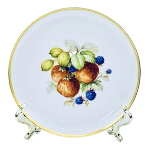 Antico piatto insalata frutta fragole Tirschenreuth PT Bavaria 2542 NUOVO - Foto 1 di 4