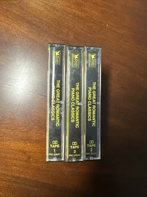 Readers Digest The Great Romantic Piano Classics 3 Cassette Tape Set 1992 Nice! - Image 1 of 4