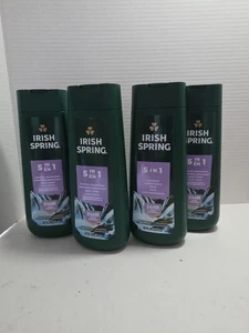 Lot Of 4 Irish Spring 5in1 BodyWash, Shampoo, Conditioner, 24 HR Deodorizer 20oz - Picture 1 of 7