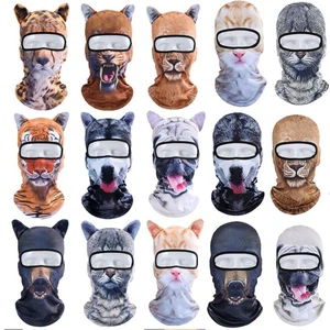 3D Animal Ski Balaclava Sheisty Face Mask for Music Festivals Raves Halloween - Picture 1 of 33