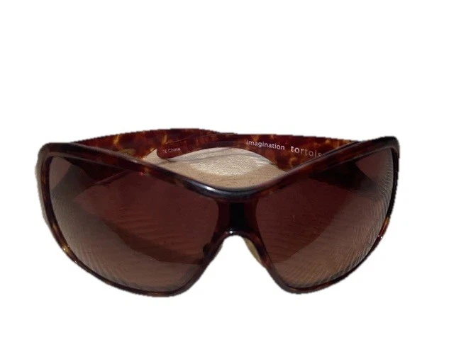 Gafas de sol Angel vintage mujeres tortuga moda diseñador gafas de sol marrón usadas Foto 1 de 4