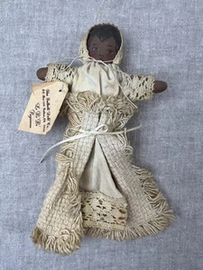 Talbott Doll Co 5.5" African Cloth Doll Le Be Be Paysanne Painted Face NOTES - Picture 1 of 7