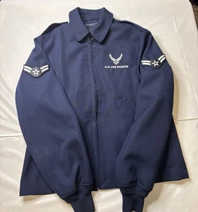 US Air Force Full Zip Bomber Jacket DSCP Wings Collection w/ Liner Women’s SZ 12 - Picture 1 of 4