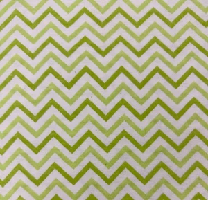 SUPER SNUGGLE FLANNEL Sewing Fabric .695 yd (25") x 42" CHEVRON Tonal GREEN - Picture 1 of 3