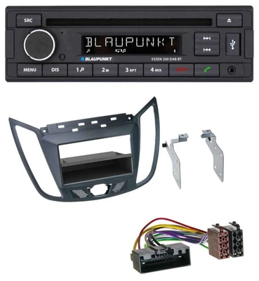 Blaupunkt USB MP3 Bluetooth DAB CD Autoradio für Ford C-Max / Kuga - dunkelgrau - Bild 1 von 4