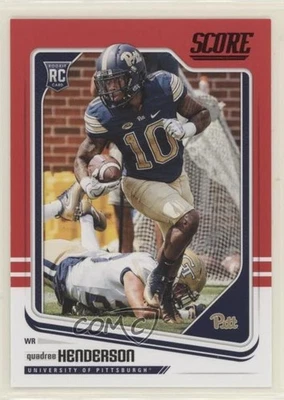 2018 Score Rookies Red Quadree Henderson #405 Rookie RC - Image 1 of 2