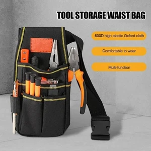 Werkzeug Aufbewahrungstasche Elektriker Werkzeugtasche mehrere Taschen Hüftgurttasche - Bild 1 von 11