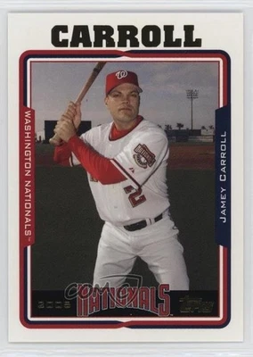 2005 Topps Washington Nationals Box Set Jamey Carroll #10 - Image 1 of 2