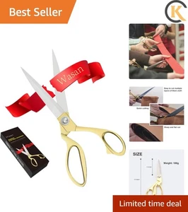 All-Purpose Heavy Duty Scissors - Elegant Rose Gold for Fabric & Ceremonies - Picture 1 of 9