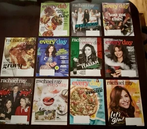 Lot 11 Magazines RAECHEL RAY EVERYDAY 2017 - 2019 Cooking Holiday Italian + More - Picture 1 of 8