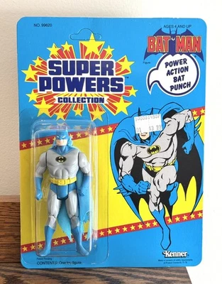 Kenner Super Powers Batman 33 1985 espalda variante muy rara cardada ¡sin usar, en caja!  Foto 1 de 2