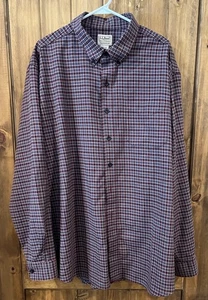 LL Bean Button Down Hemd Herren XXL Mehrfarbig Kariert Regular Fit Langarm - Bild 1 von 3