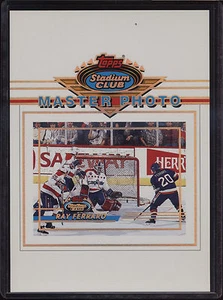 Topps Stadium Club 1993 5x7 foto maestra Ray Ferraro New York Islanders - Imagen 1 de 2
