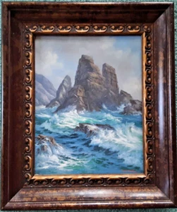 KEVIN MULVILLE (1951-2001), Hawaii Seascape, Orig. Oil / Canvas, 11" by 14" - Picture 1 of 6
