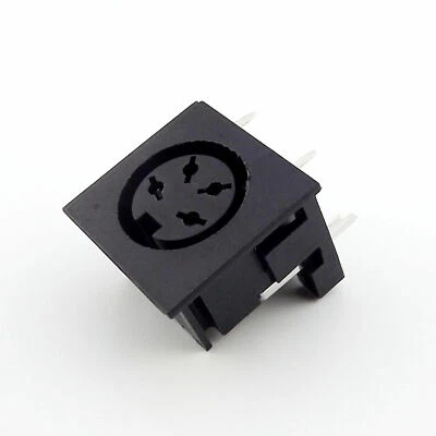 10pcs DIN 4 Pin Circular Jack Female Panel Mount PCB Mount Connector Adapter - Image 1 of 4